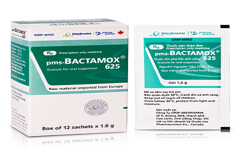 Thuốc pms-Bactamox 625 - Thông tin và hướng dẫn sử dụng thuốc