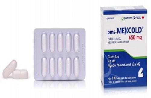 Thuốc pms-Mexcold 650 - Công dụng giảm tức thời các triệu chứng đau