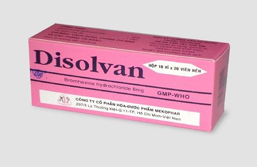 Disolvan - Thuốc dùng điều trị rối loạn tiết dịch phế quản