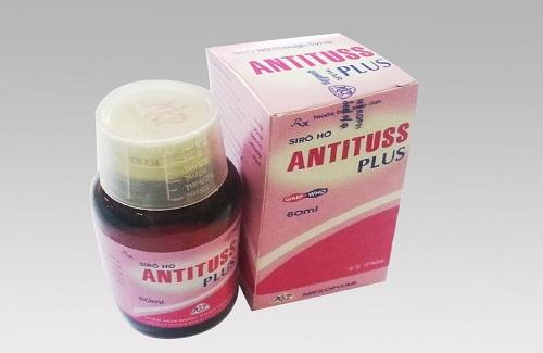 Sirô ho Antituss Plus - Thông tin và hướng dẫn sử dụng thuốc