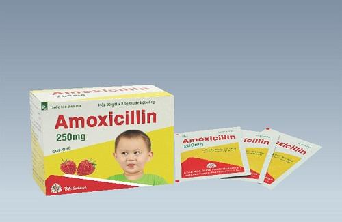 Amoxicillin 250mg (thuốc bột) - Thông tin và hướng dẫn sử dụng thuốc