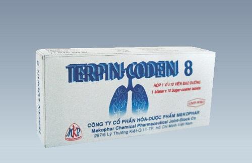 Terpin-Codein 8 (viên bao đường) - Thông tin và hướng dẫn sử dụng thuốc