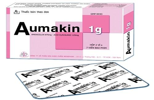 Aumakin 1g - Thông tin cơ bản và hướng dẫn sử dụng thuốc