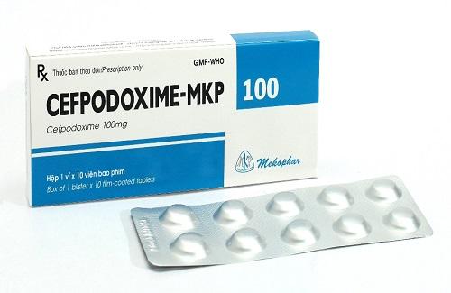 Cefpodoxime-MKP 100 (viên bao phim) - Thuốc điều trị các nhiễm khuẩn