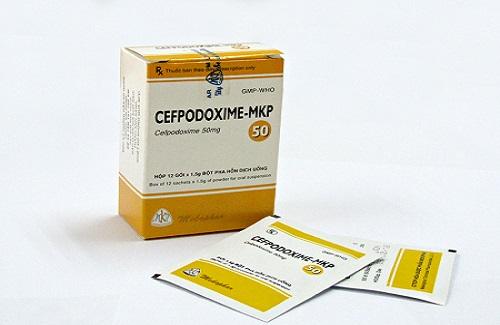 Cefpodoxime-MKP 50 - Thông tin thuốc và hướng dẫn sử dụng