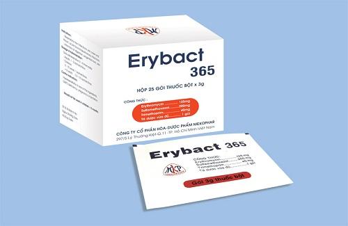 Erybact 365 (thuốc bột uống) - Thuốc điều trị các trường hợp nhiễm khuẩn