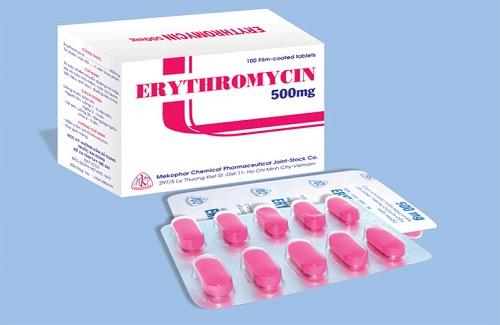 Erythromycin 500mg và các thông tin cơ bản bạn đọc nên lưu ý