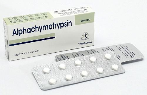 Alphachymotrypsin - Chất chống phù nề và kháng viêm