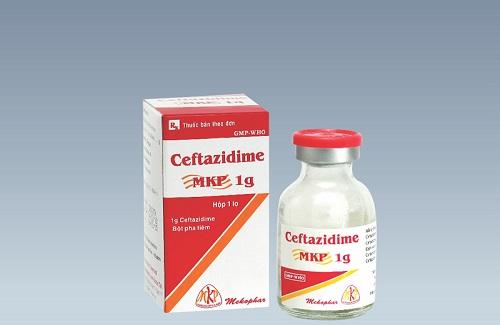 Ceftazidime MKP 1g - Thuốc điều trị trường hợp nhiễm khuẩn nặng