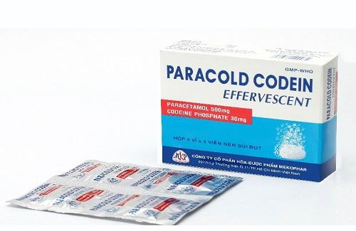 Paracold Codein Effervescent - Thông tin và hướng dẫn sử dụng thuốc