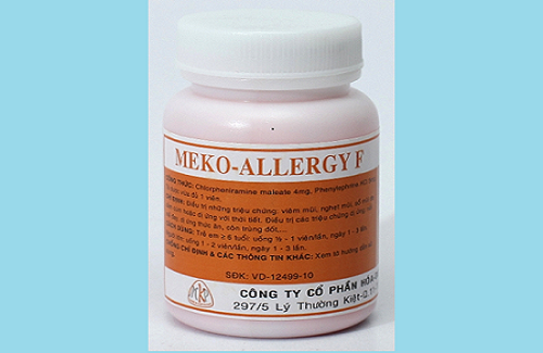 Meko-Allergy F (chai) - Thông tin và hướng dẫn sử dụng thuốc