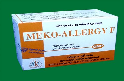 Meko - Allergy F - Thông tin và hướng dẫn sử dụng thuốc