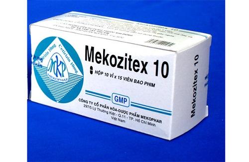Mekozitex 10 (hộp 10 vỉ) và các thông tin cơ bản về thuốc bạn cần lưu ý