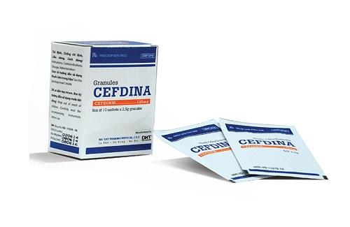 Cefdina 125mg - thành phần và hướng dẫn sử dụng thuốc