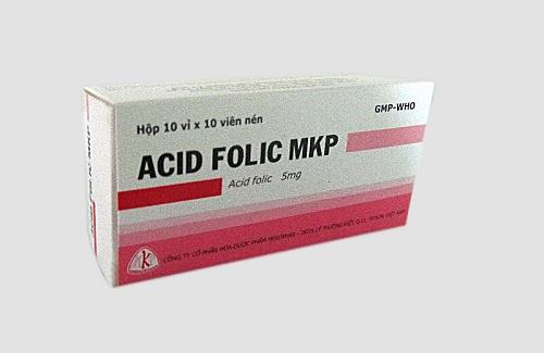 Acid folic MKP - Ðiều trị và phòng tình trạng thiếu acid folic
