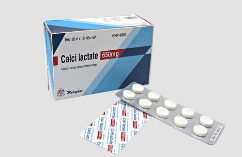 Calci Lactate 650mg - Thông tin cơ bản và hướng dẫn sử dụng