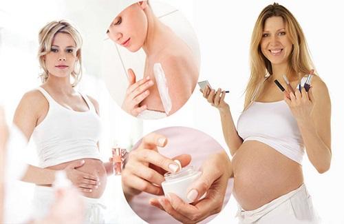 Bà bầu khi mang thai có nên dùng mỹ phẩm hay không?