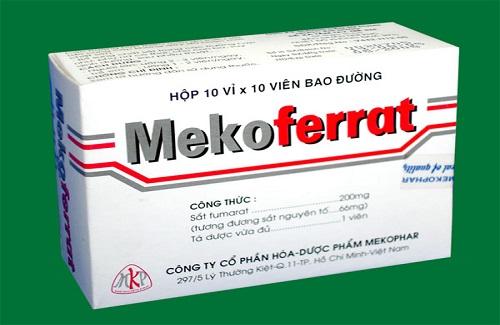 Mekoferrat - Thuốc dùng cho các trường hợp thiếu máu do thiếu sắt
