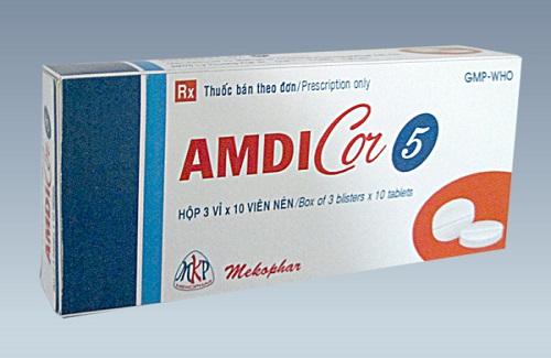 Amdicor 5 (viên nén) - Thông tin cơ bản và hướng dẫn sử dụng