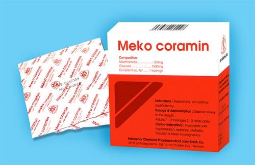 Meko Coramin - Thuốc điều trị suy hô hấp và suy tuần hoàn