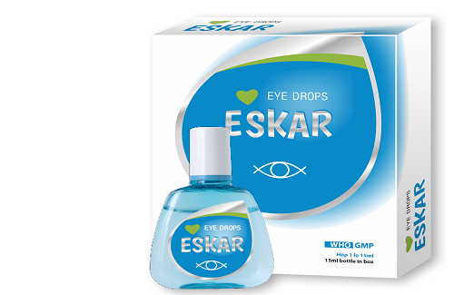 Thuốc nhỏ mắt Eskar - Công dụng, liều dùng và thông tin cơ bản