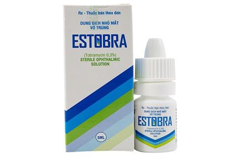 Thuốc nhỏ mắt Estobra - Thuốc nhỏ mắt chứa Tobramycin
