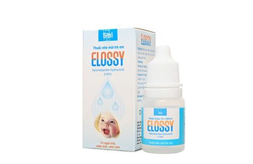 Thuốc nhỏ mũi trẻ em Elossy - Thông tin và hướng dẫn sử dụng thuốc