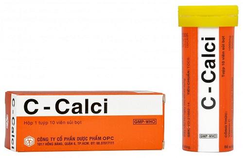 C-Calci - Phòng và điều trị tình trạng thiếu Vitamin C và Calci