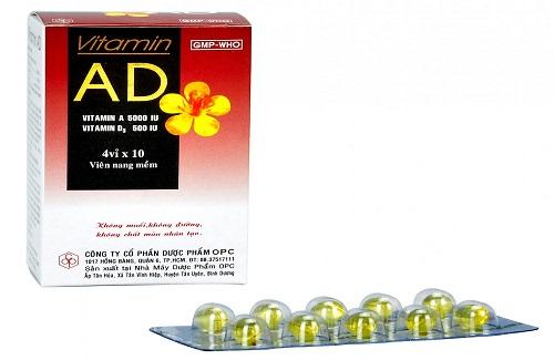 Vitamin AD - Phòng và điều trị tình trạng thiếu vitamin A, D