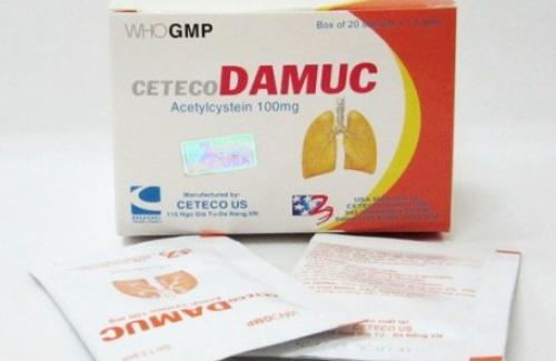 Thuốc bột Ceteco Damuc - thuốc tiêu chất nhày hiệu quả