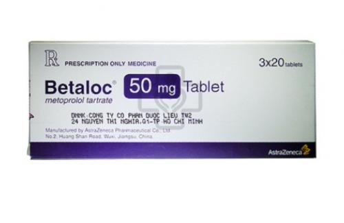 Betaloc - thuốc điều trị đau thắt ngực, rối loạn nhịp tim