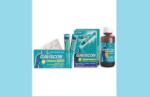 Gaviscon - Điều trị các triệu chứng của trào ngược dạ dày - thực quản