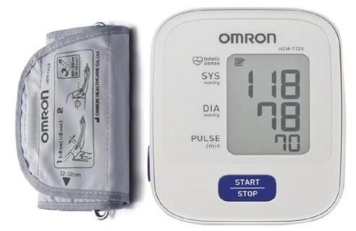 Máy đo huyết áp bắp tay Omron HEM-7120 và một số thông tin cơ bản