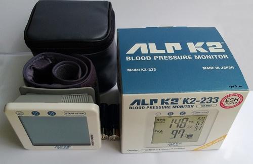 Máy đo huyết áp cổ tay K2-233 và một số thông tin cơ bản