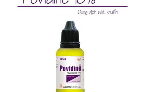 Thông tin cần thiết về dung dịch sát khuẩn Povidine 10% (90ml)