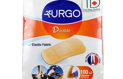 Urgo cá nhân Durable 100 miếng giúp bảo vệ các vết thương