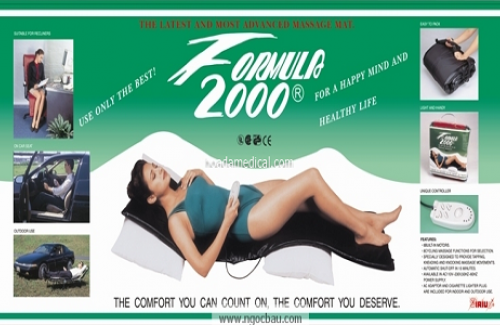 Nệm Massage Formullar 2000 và một số thông tin cơ bản