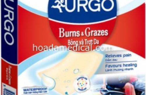 Băng cá nhân Urgo Burns & Grazes ( Băng dán phỏng bô và trợt da)
