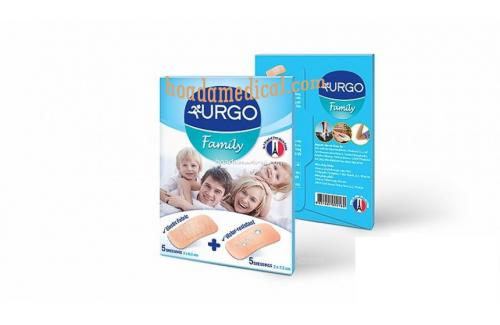 Băng cá nhân Urgo Family bảo vệ các vết thương dành cho cả gia đình