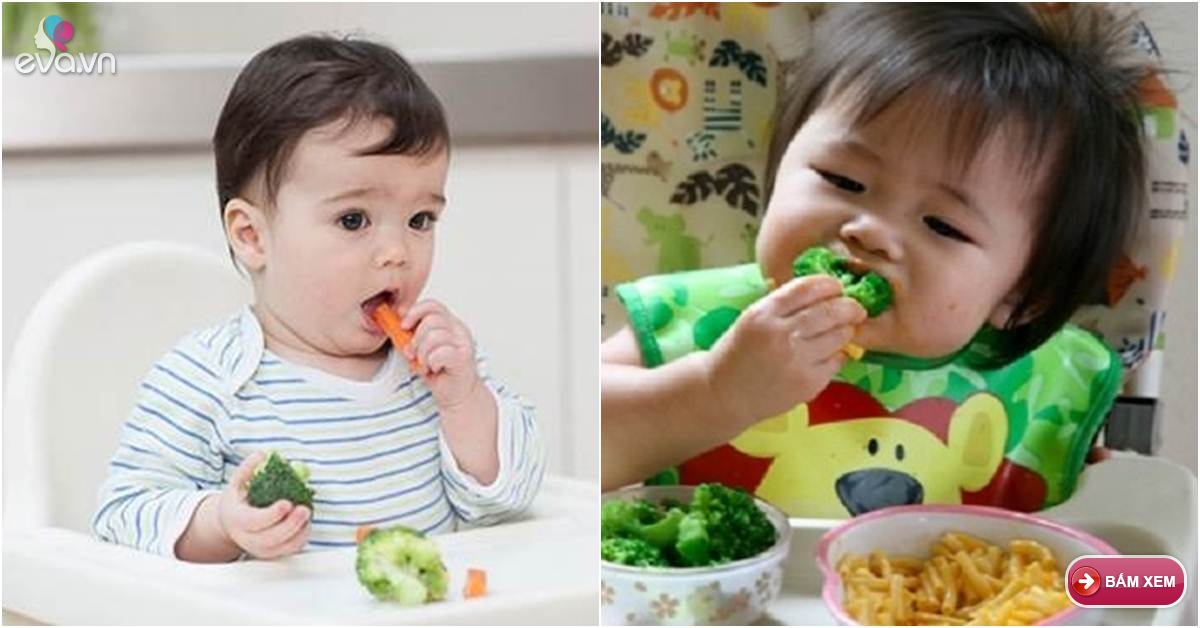 Ăn dặm: Cách tập cho con ăn rau củ quả tốt nhất các mẹ nên biết