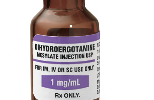 Mội vài thông tin về Dihydroergotamine (thuốc tiêm và thuốc xịt mũi)