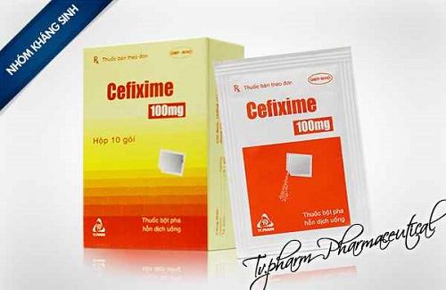Cefixim 100mg (thuốc bột uống - công ty dược phẩm TV.Pharm)