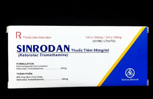 Hướng dẫn cách sử dụng thuốc tiêm Sinrodan 30mg/ml