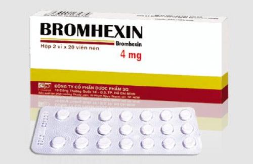 Bromhexin là thuốc gì? Tác dụng phụ cùng những điều lưu ý khi sử dụng thuốc