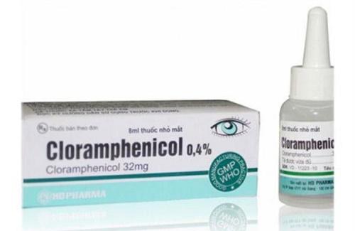 Cloramphenicol 0.4% (thuốc nhỏ mắt - công ty dược phẩm Hà Tây)