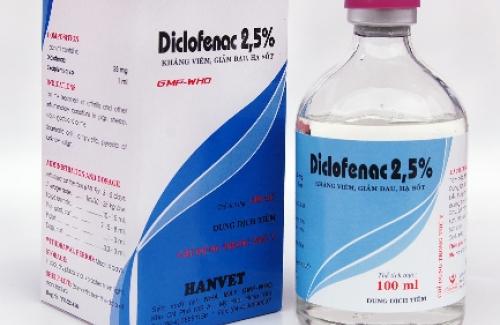 Diclofenac 2.5% (thuốc tiêm - xí nghiệp dược phẩm TW 5)