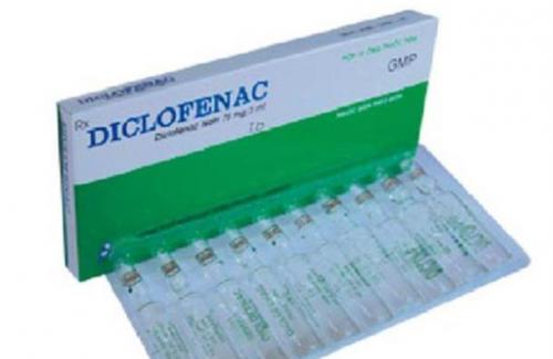 Diclofenac 75mg/ 3ml (thuốc tiêm - công ty dược phẩm TW Vidipha)
