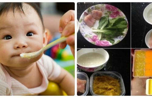 THỰC ĐƠN ĂN DẶM cho bé 5 - 12 tháng để 3 năm đầu đạt chuẩn chiều cao, cân nặng của trẻ QUỐC TẾ