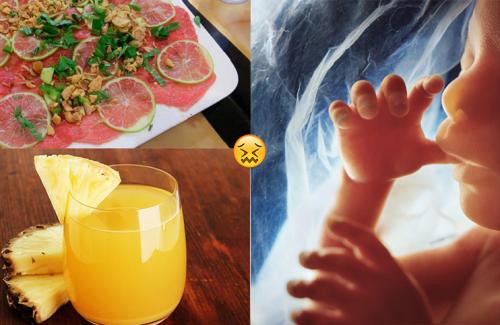 5 thực phẩm mẹ bầu ăn vào gây hại đến sự phát triển của thai nhi