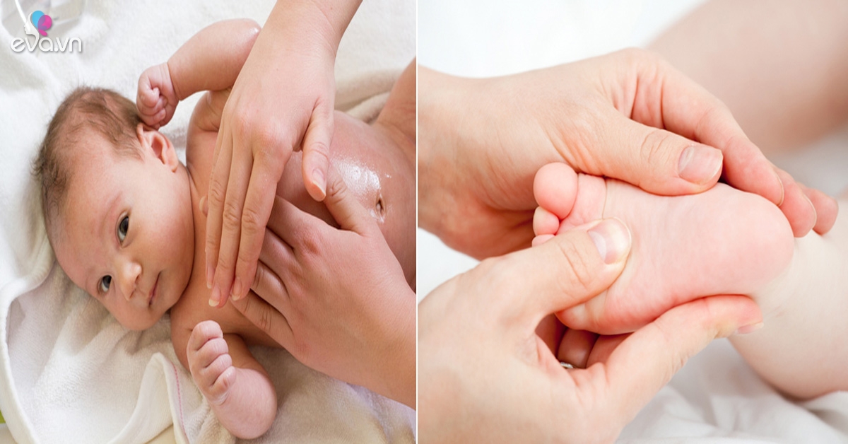 Cách massage cho trẻ sơ sinh đúng cách để bé luôn khỏe mạnh